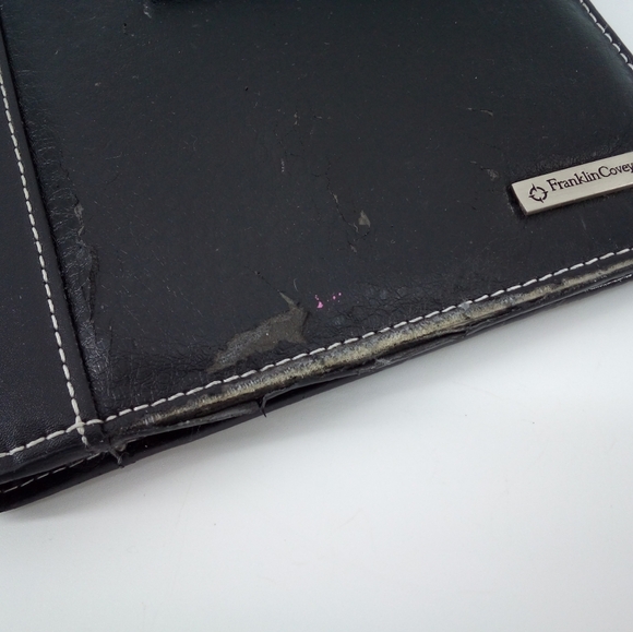 FLAWED Franklin Covey Travel Passport Credit Card ID Money Holder Wallet - Picture 8 of 15